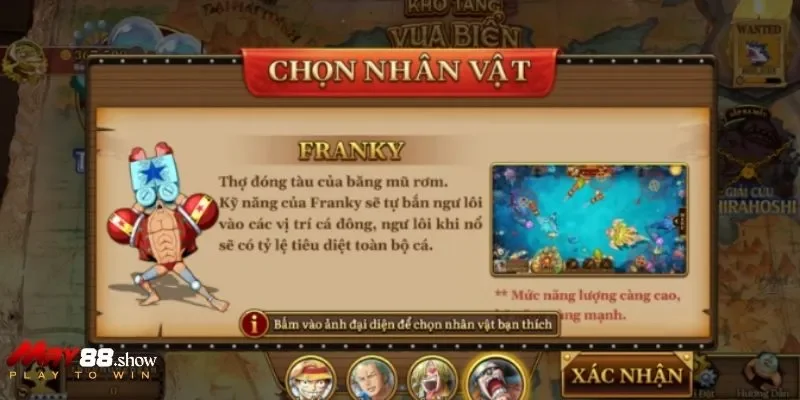 Chọn lựa nhân vật để tổ hợp kỹ năng